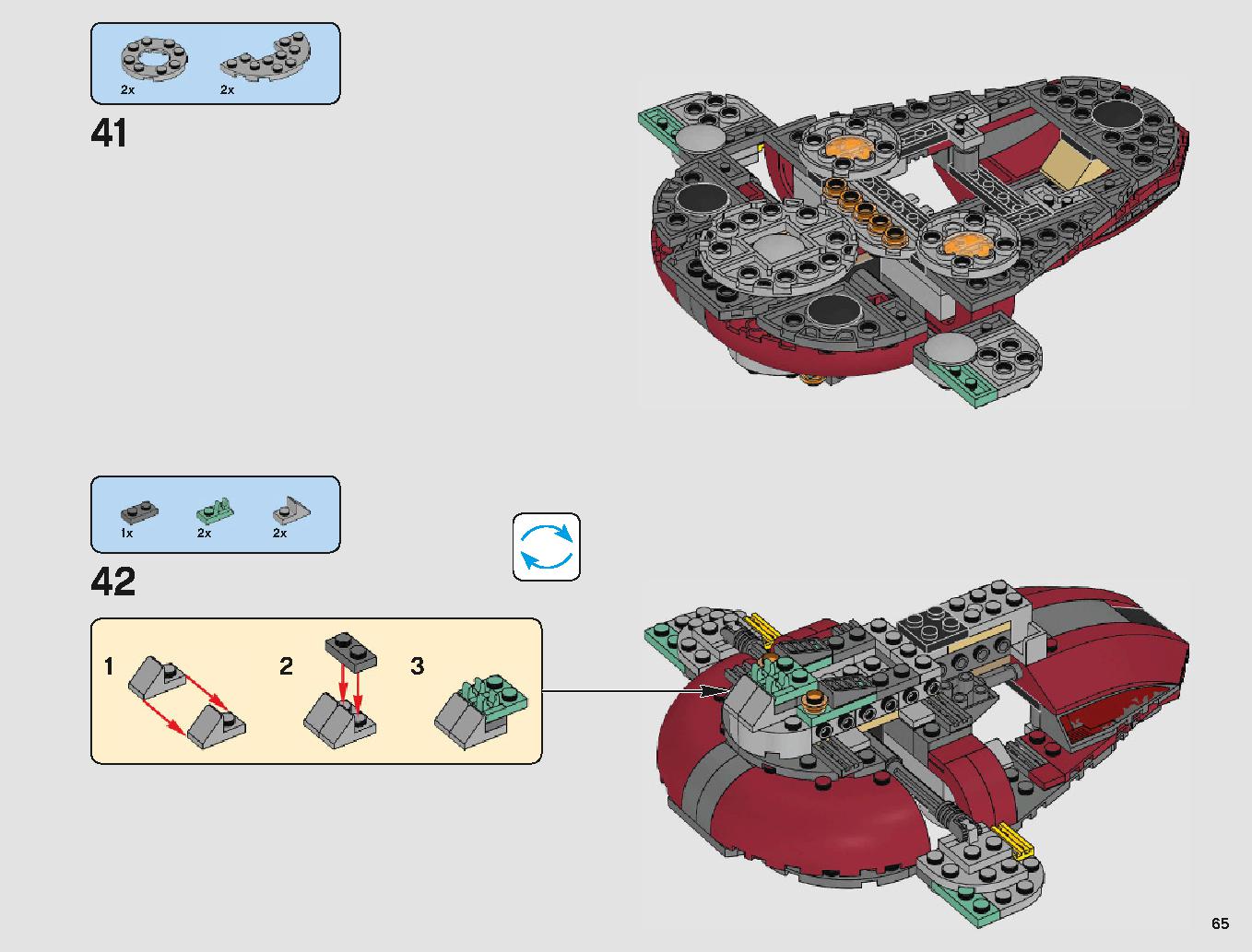 Betrayal at Cloud City 75222 LEGO information LEGO instructions 65 page