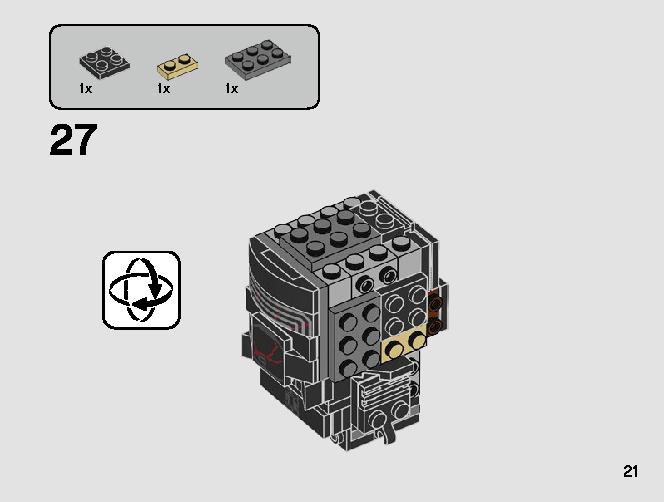 Kylo Ren & Sith Trooper 75232 LEGO information LEGO instructions 21 page
