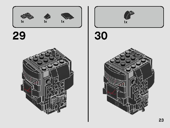 Kylo Ren & Sith Trooper 75232 LEGO information LEGO instructions 23 page