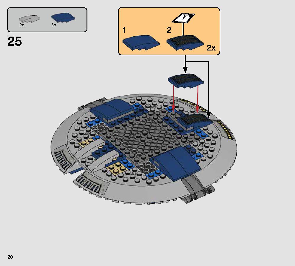 Droid Gunship 75233 LEGO information LEGO instructions 20 page