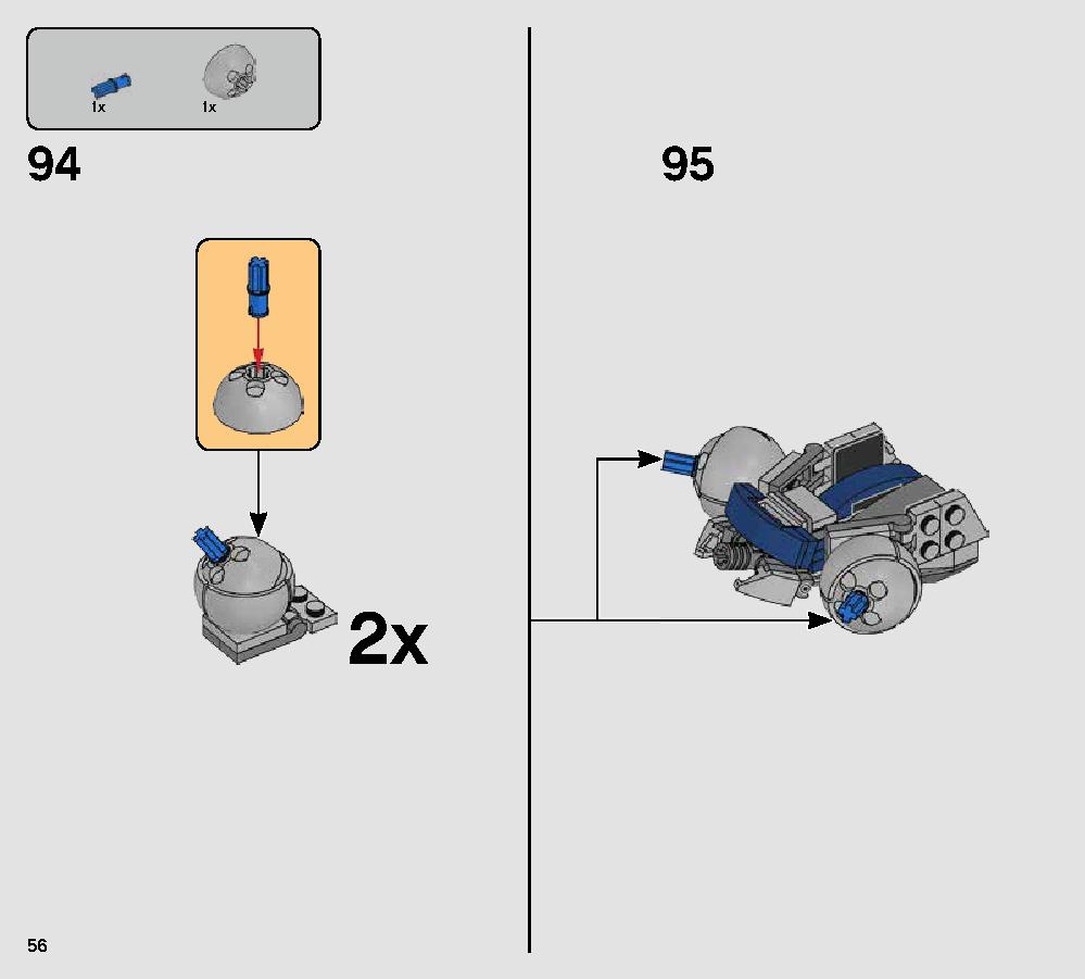 Droid Gunship 75233 LEGO information LEGO instructions 56 page