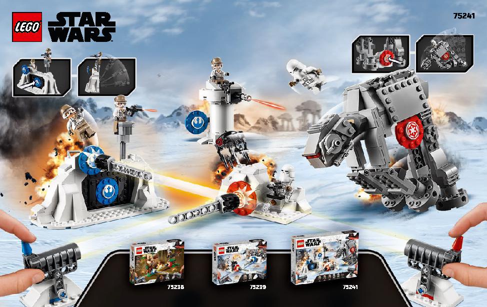 Action Battle Hoth Generator Attack 75239 65 page Brick Mecha