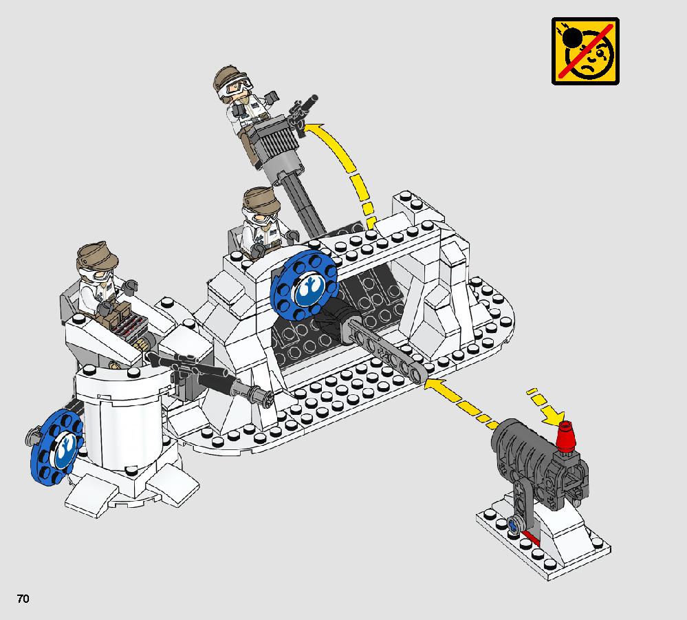 Action Battle Echo Base Defense 75241 69 page / Brick Mecha