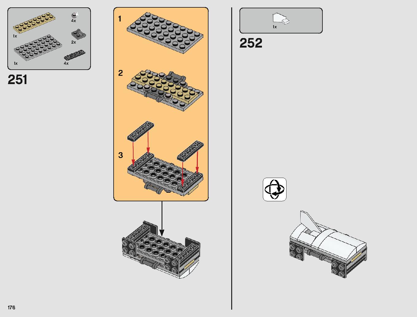 Tantive IV 75244 LEGO information LEGO instructions 176 page