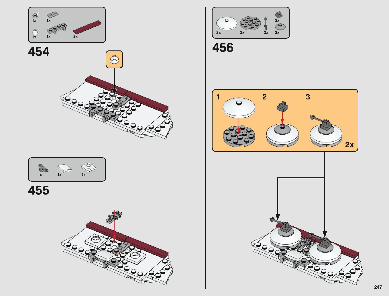 Tantive IV 75244 LEGO information LEGO instructions 247 page