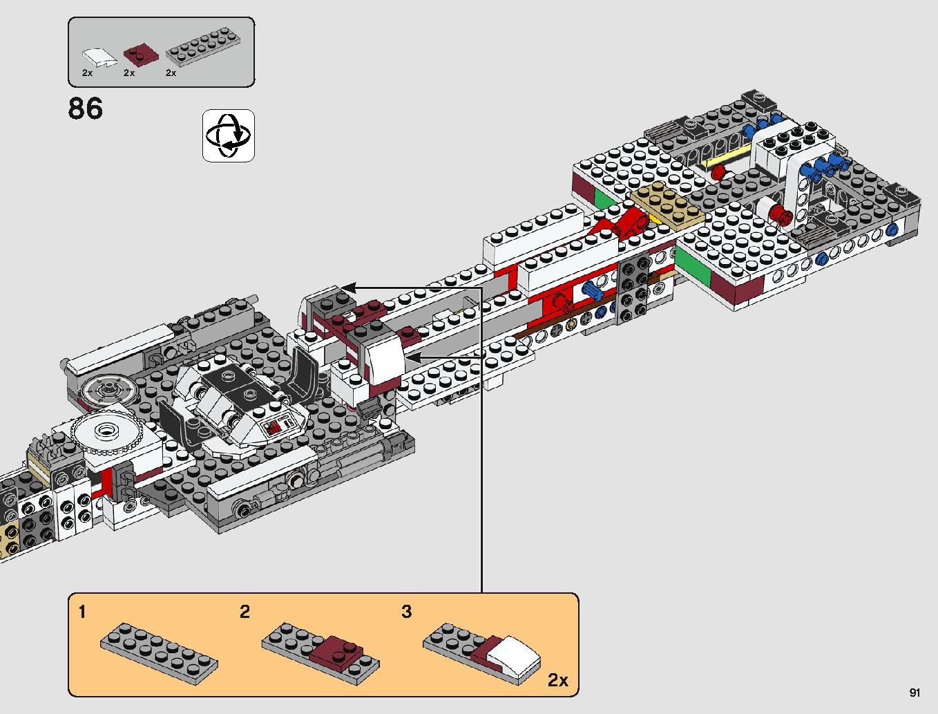 Tantive IV 75244 LEGO information LEGO instructions 91 page