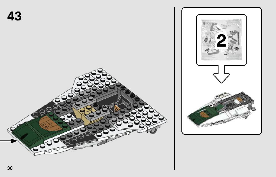 Resistance A-Wing Starfighter 75248 LEGO information LEGO instructions 30 page