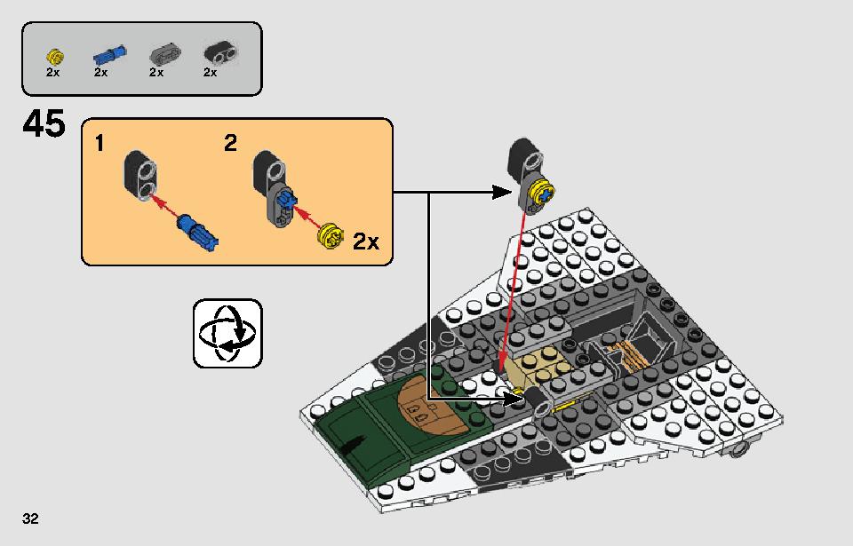 Resistance A-Wing Starfighter 75248 LEGO information LEGO instructions 32 page