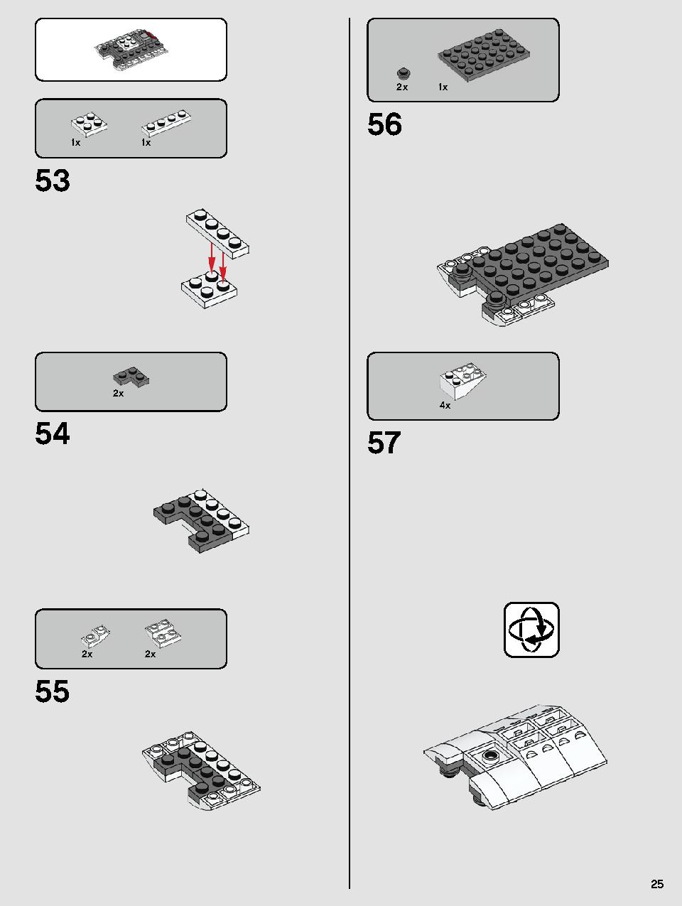 Resistance Y-Wing Starfighter 75249 LEGO information LEGO instructions 25 page