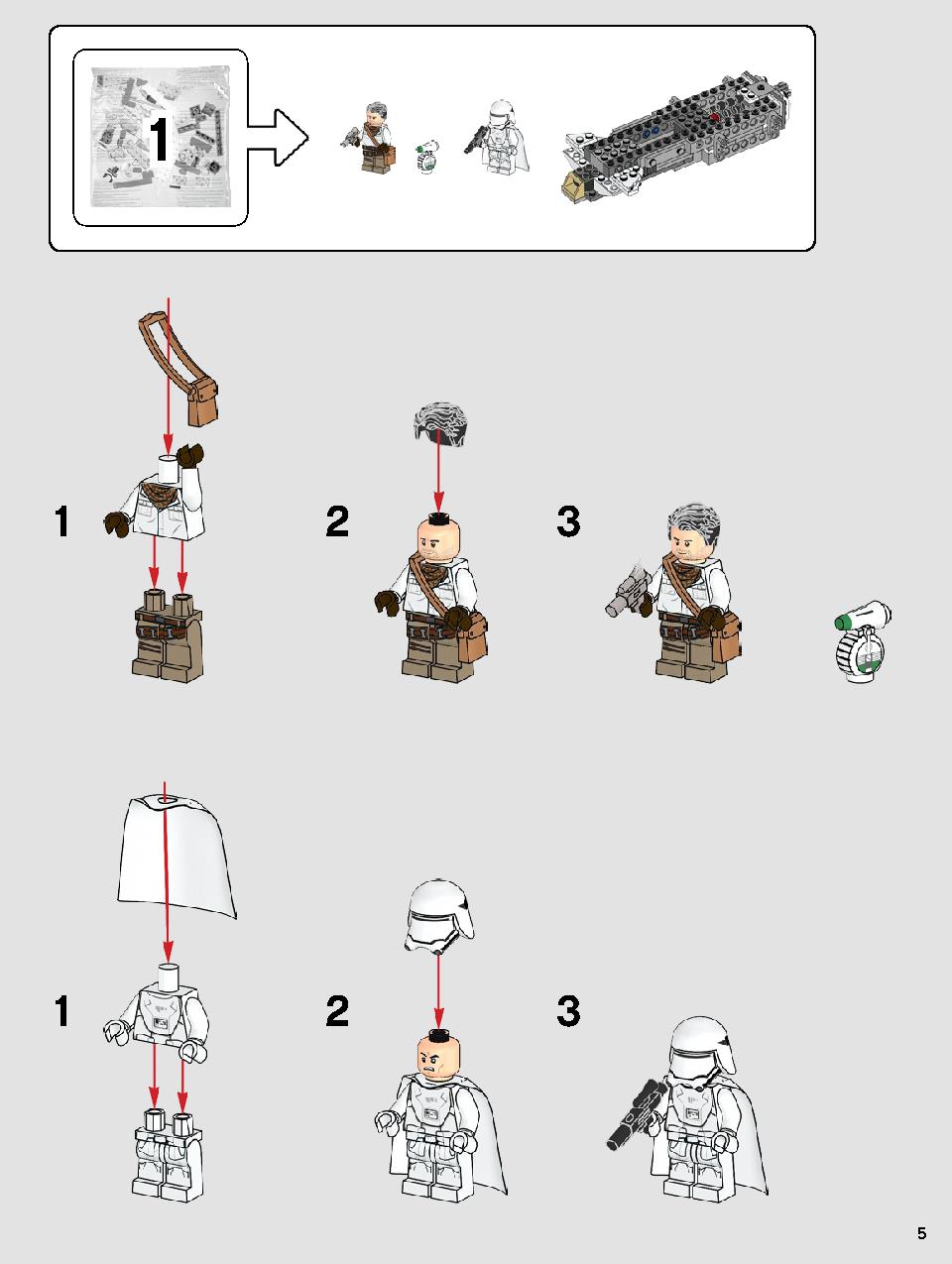 Resistance Y-Wing Starfighter 75249 LEGO information LEGO instructions 5 page