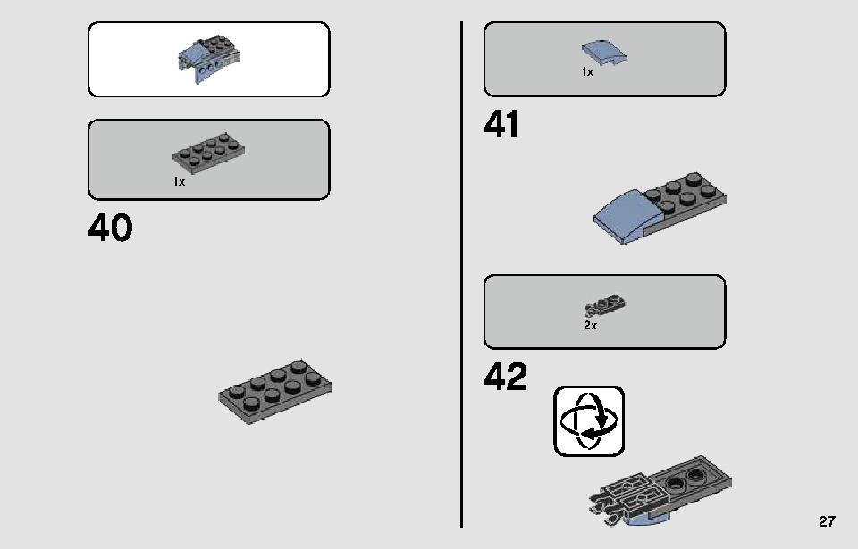 Pasaana Speeder Chase 75250 LEGO information LEGO instructions 27 page