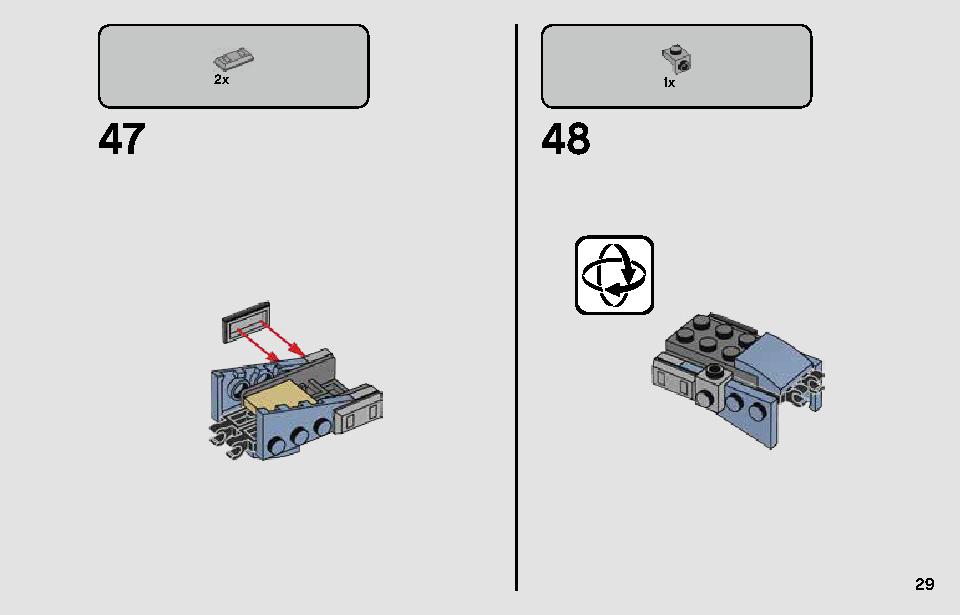 Pasaana Speeder Chase 75250 LEGO information LEGO instructions 29 page