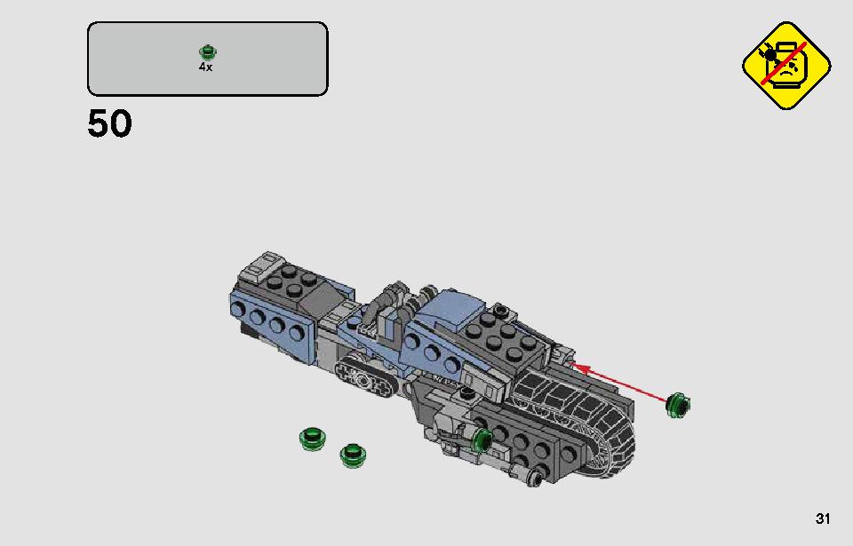 Pasaana Speeder Chase 75250 LEGO information LEGO instructions 31 page