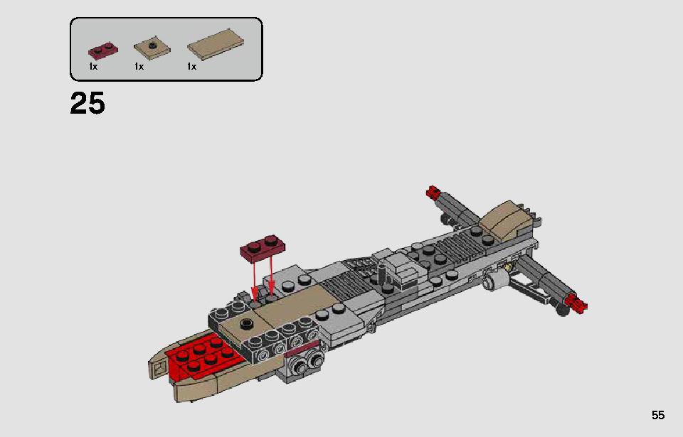 Pasaana Speeder Chase 75250 LEGO information LEGO instructions 55 page