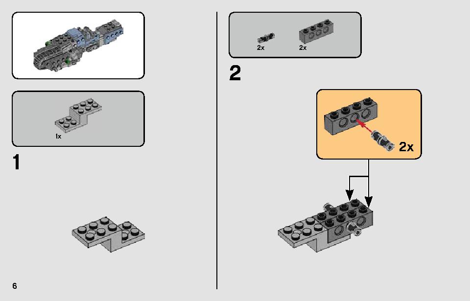 Pasaana Speeder Chase 75250 LEGO information LEGO instructions 6 page