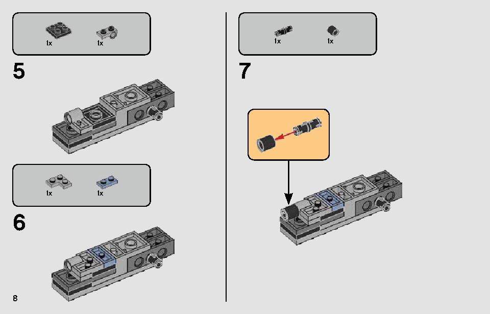 Pasaana Speeder Chase 75250 LEGO information LEGO instructions 8 page