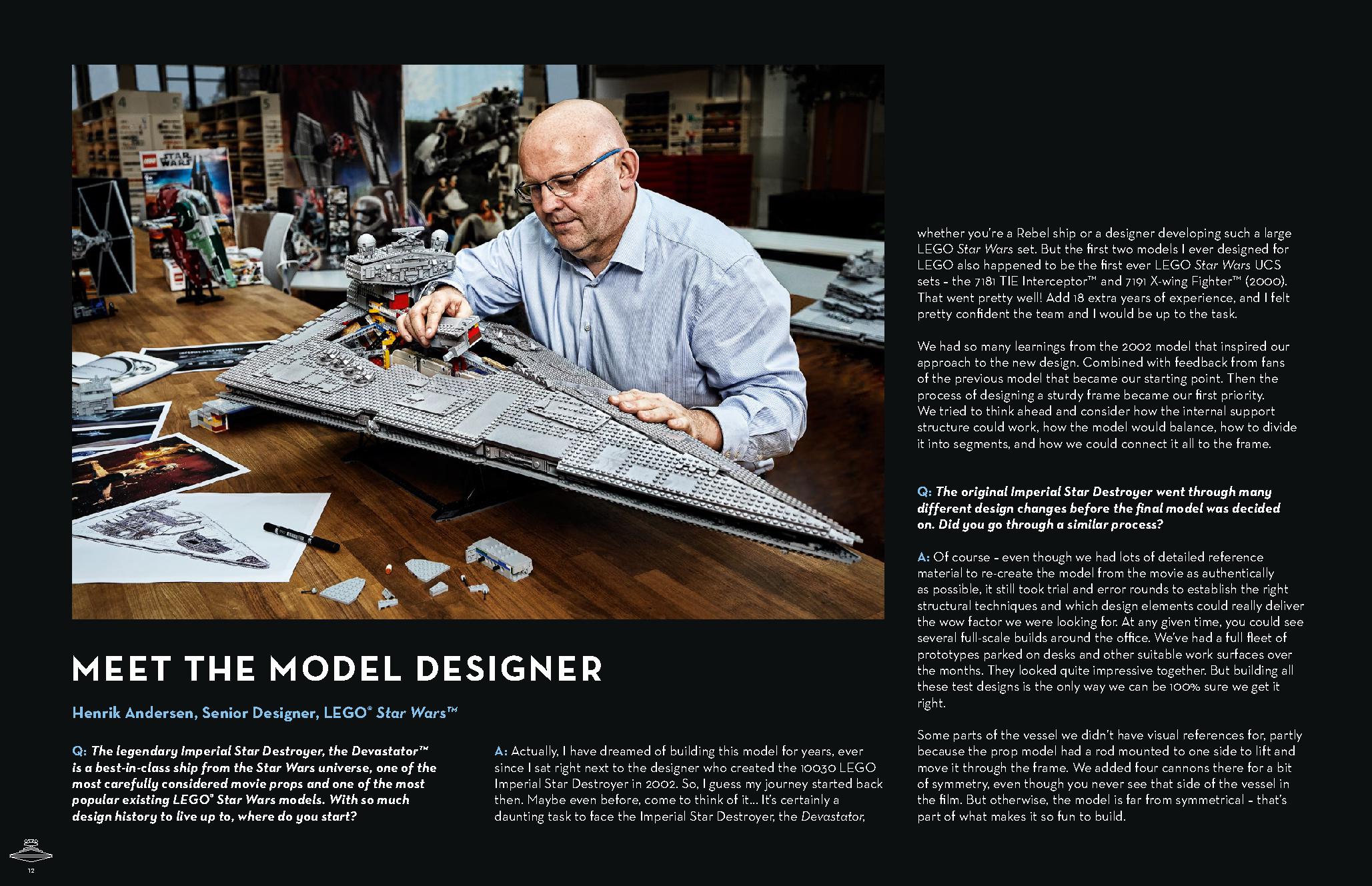 Imperial Star Destroyer 75252 LEGO information LEGO instructions 12 page