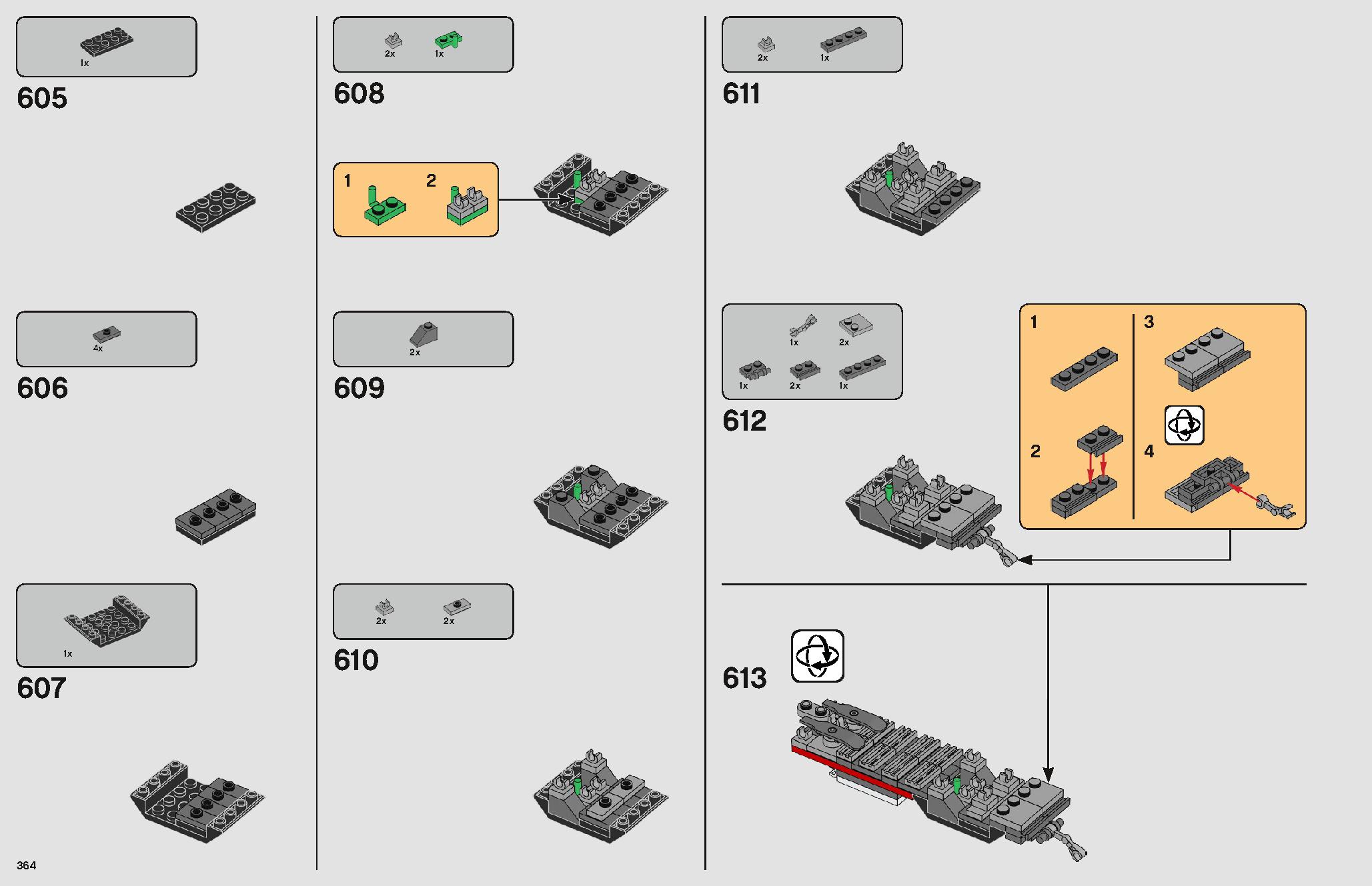 Imperial Star Destroyer 75252 LEGO information LEGO instructions 364 page