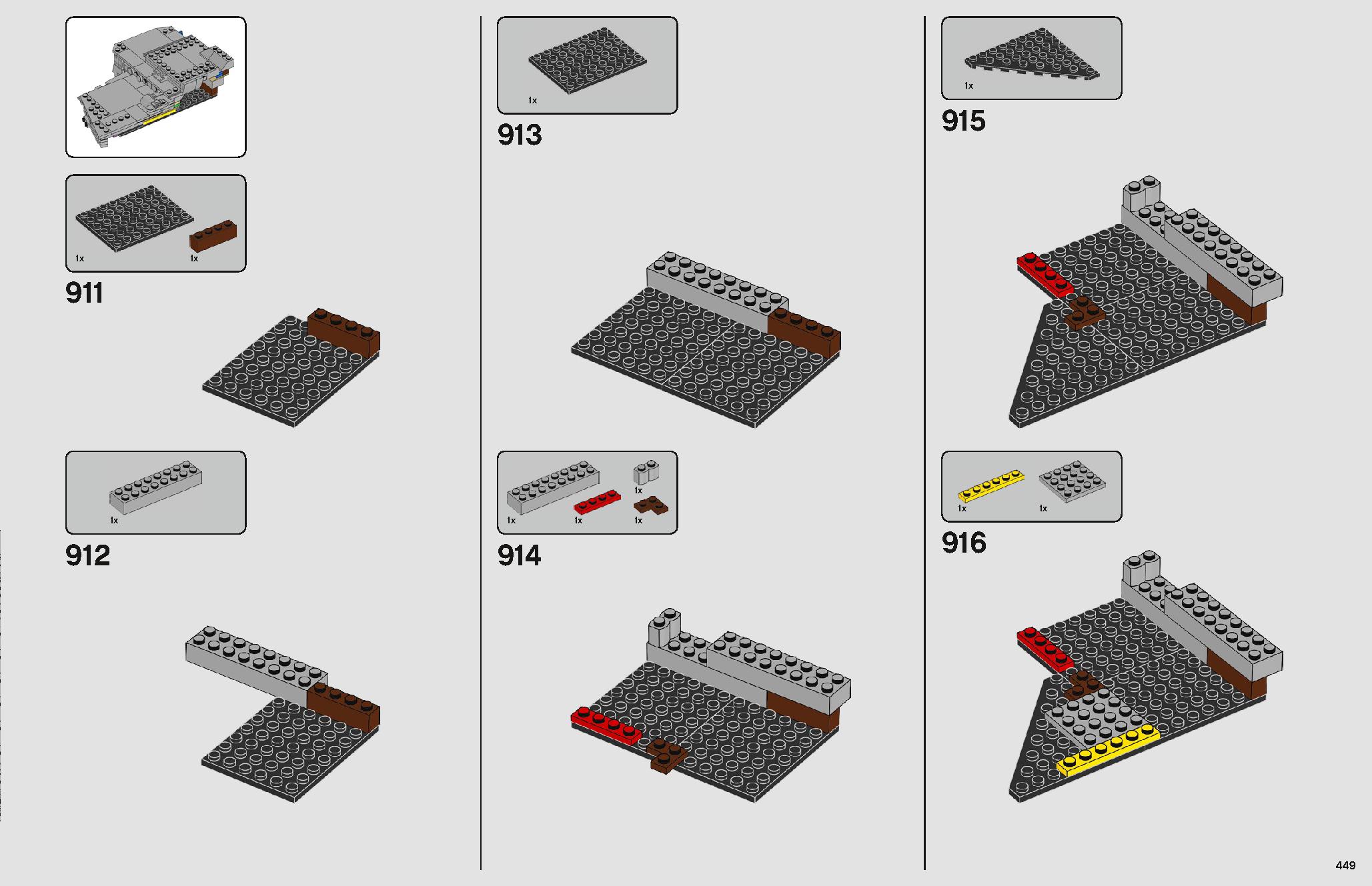 Imperial Star Destroyer 75252 LEGO information LEGO instructions 449 page