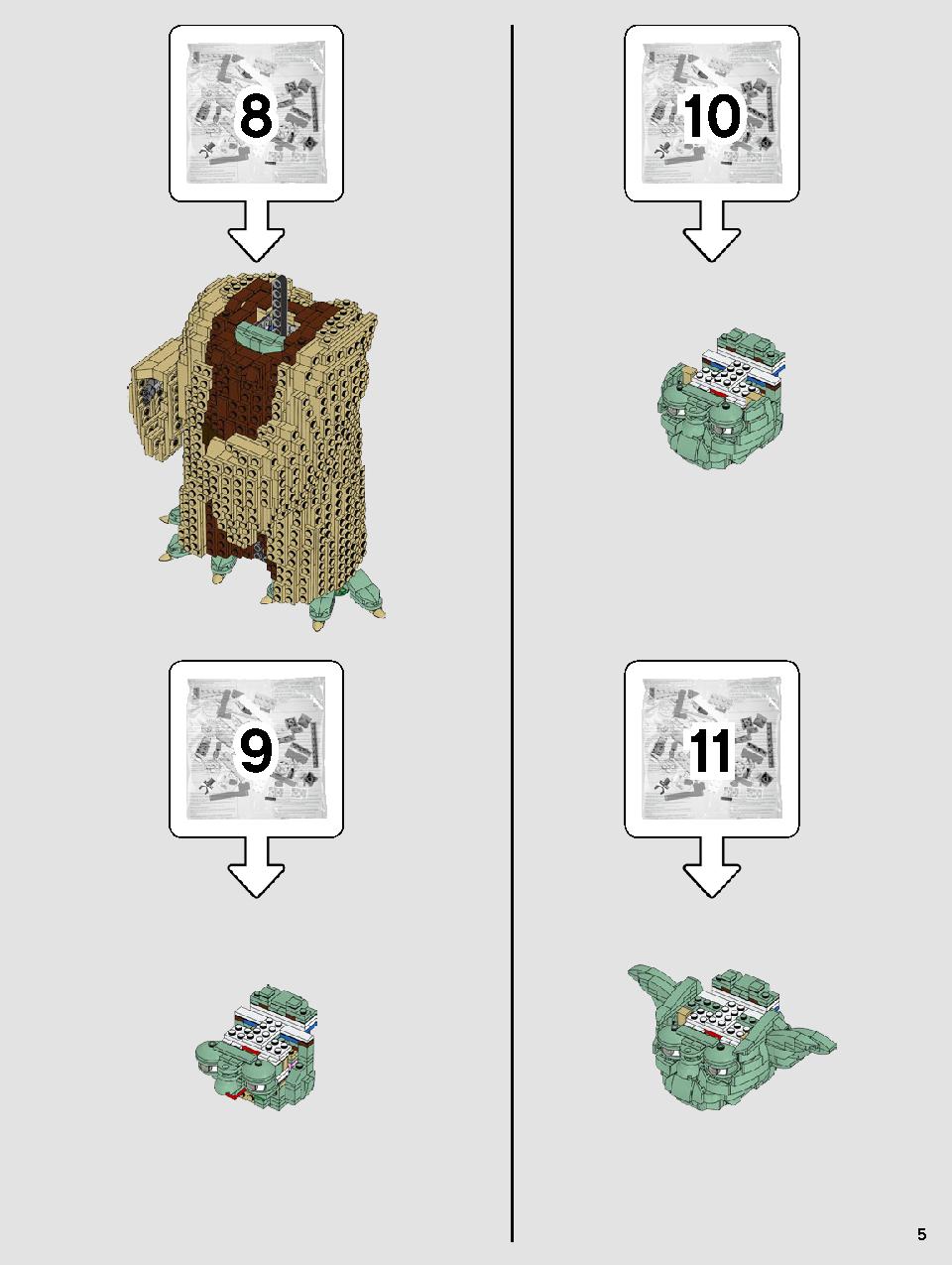 Yoda 75255 LEGO information LEGO instructions 5 page