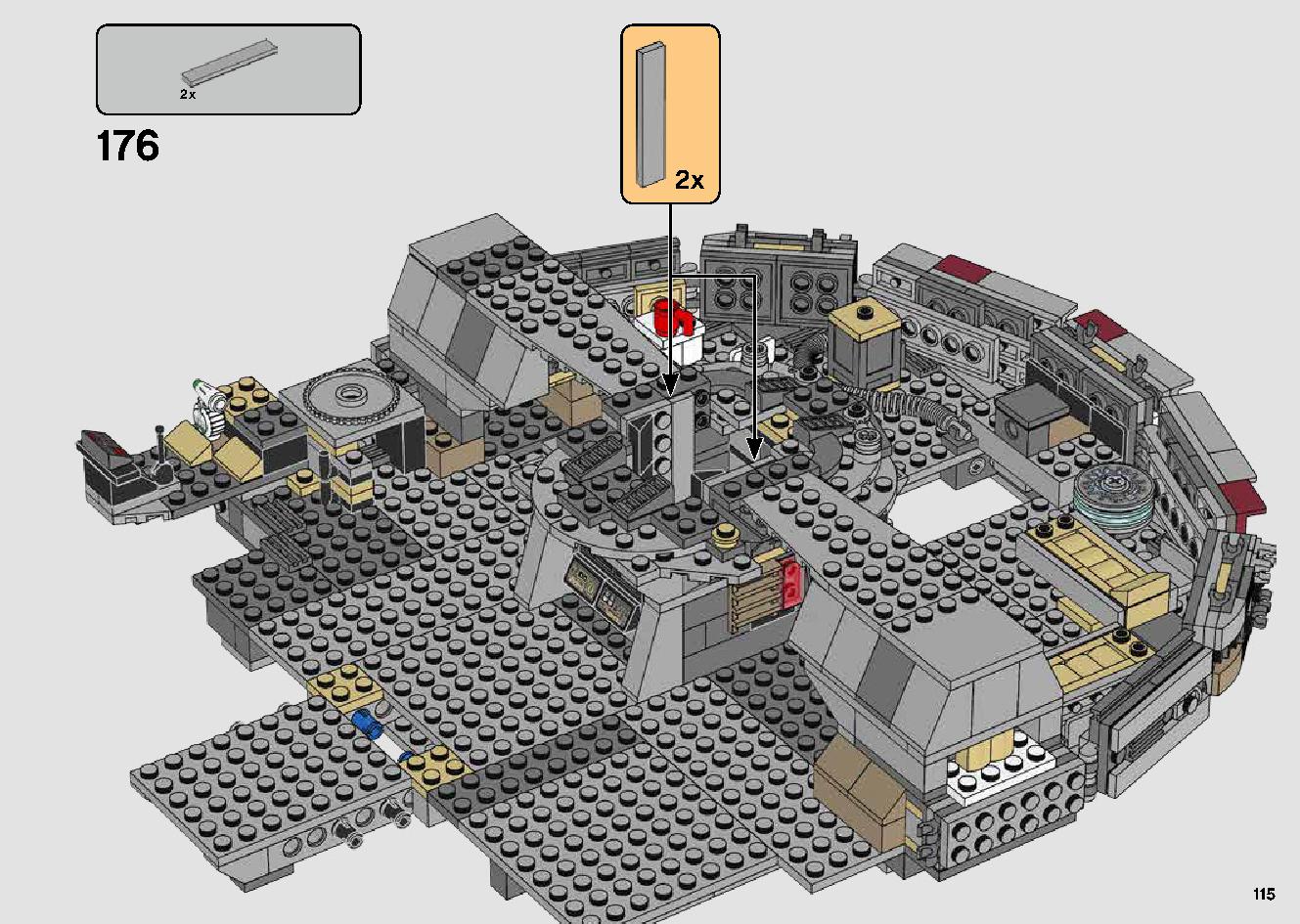 Millennium Falcon 75257 LEGO information LEGO instructions