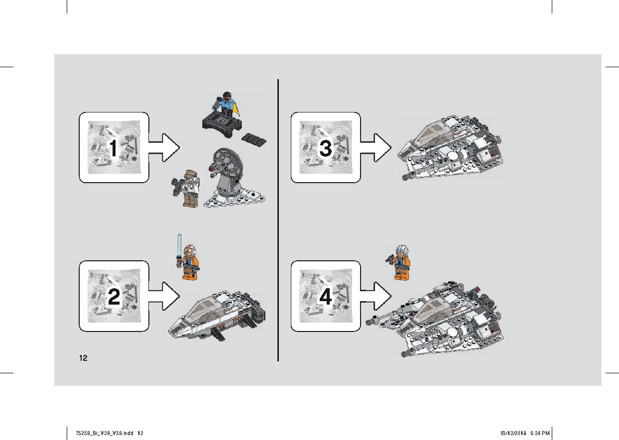 Snowspeeder 20th Anniversary Edition 75259 12 page Brick Mecha