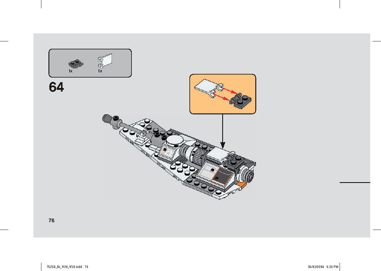 Snowspeeder - 20th Anniversary Edition 75259 LEGO information LEGO