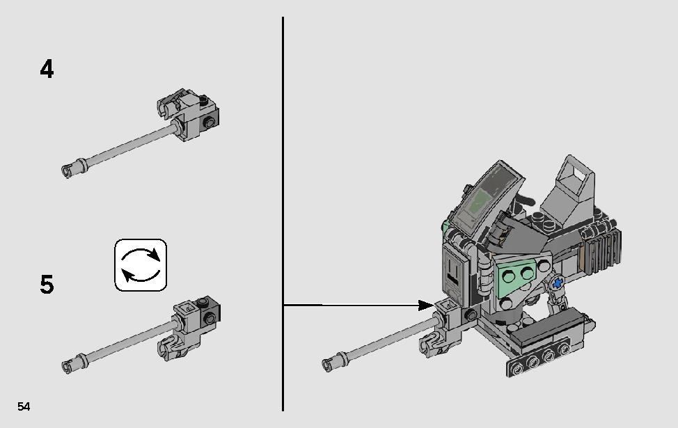 Clone Scout Walker - 20th Anniversary Edition 75261 LEGO information LEGO instructions 54 page