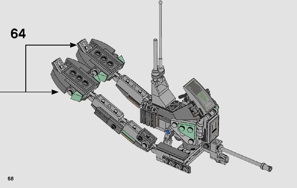 Clone Scout Walker - 20th Anniversary Edition 75261 LEGO information LEGO instructions 68 page