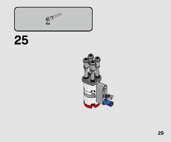 Resistance Y-wing Microfighter 75263 LEGO information LEGO instructions 29 page