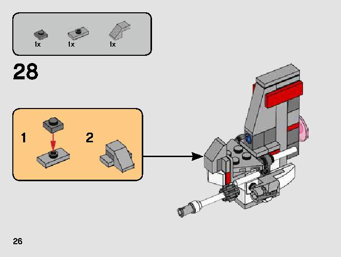 Lego 75265 top instructions