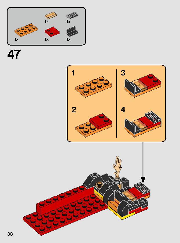 Duel on Mustafar 75269 LEGO information LEGO instructions 38 page Brick Mecha