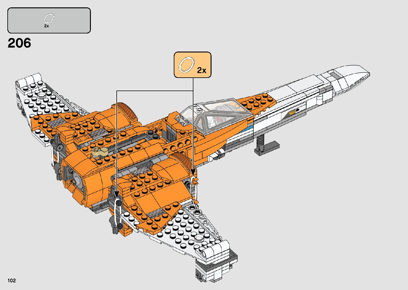 Poe dameron x wing instructions 2025