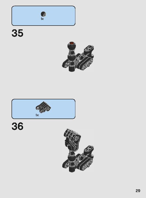 Darth Maul 75537 LEGO information LEGO instructions 29 page