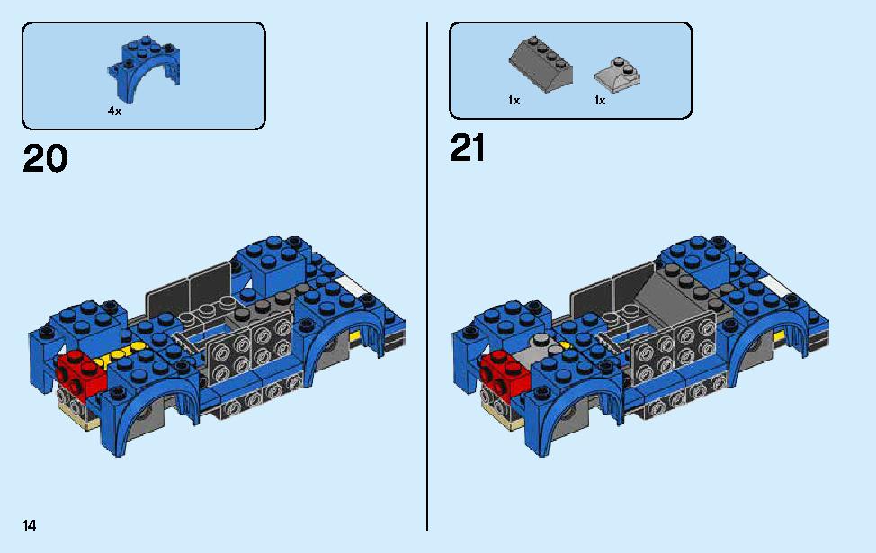 Chevrolet Camaro ZL1 Race Car 75891 LEGO information LEGO instructions 14 page