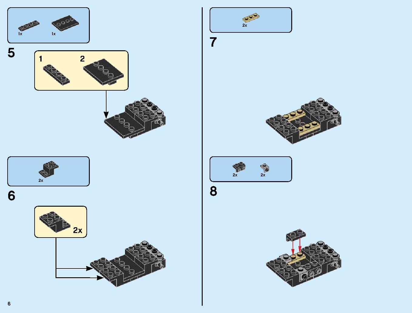 1967 Mini Cooper S Rally and 2018 MINI John Cooper Works Buggy 75894 LEGO information LEGO instructions 6 page