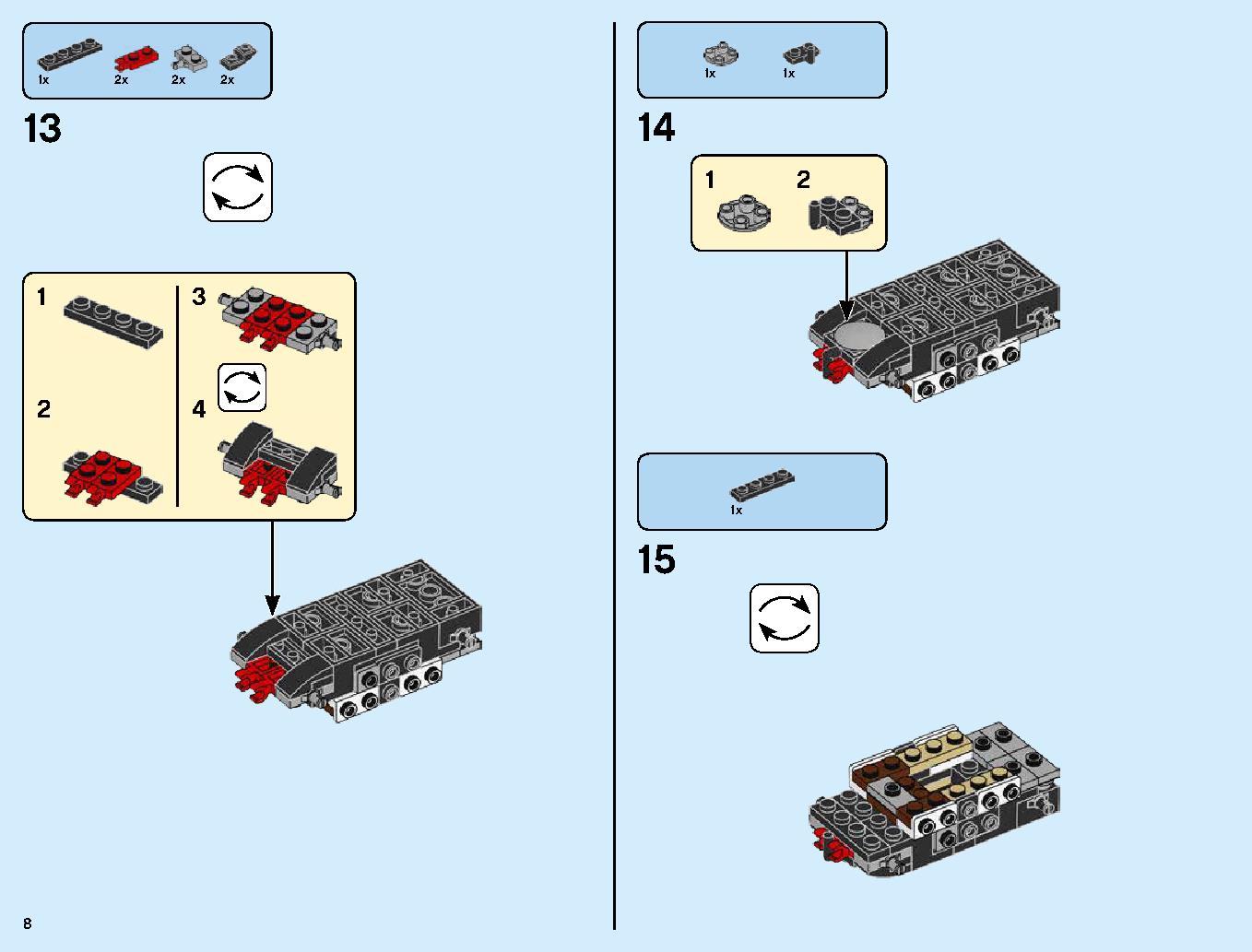 1967 Mini Cooper S Rally and 2018 MINI John Cooper Works Buggy 75894 LEGO information LEGO instructions 8 page