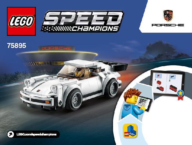 1974 Porsche 911 Turbo 3.0 75895 LEGO information LEGO instructions 1 page