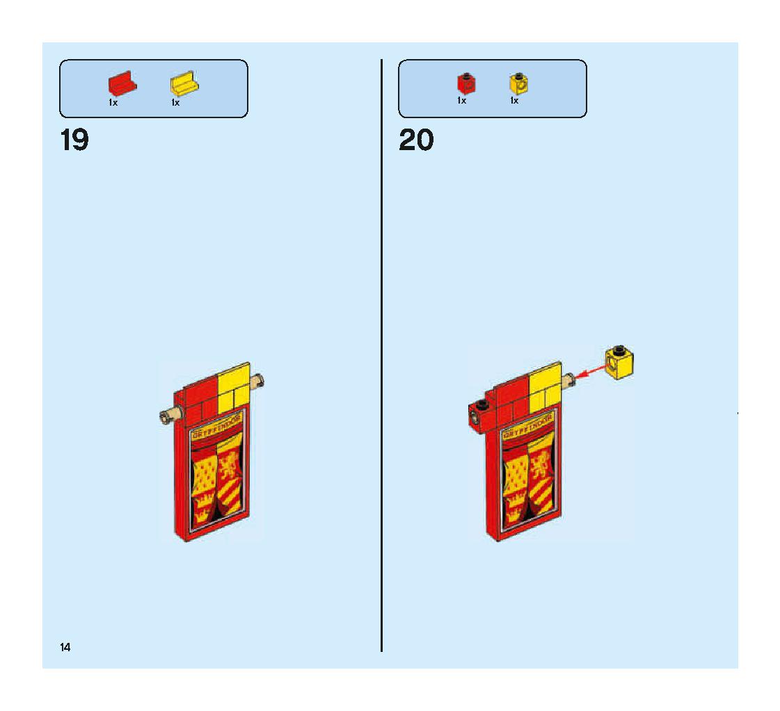 Hungarian Horntail Triwizard Challenge 75946 LEGO information LEGO instructions 14 page