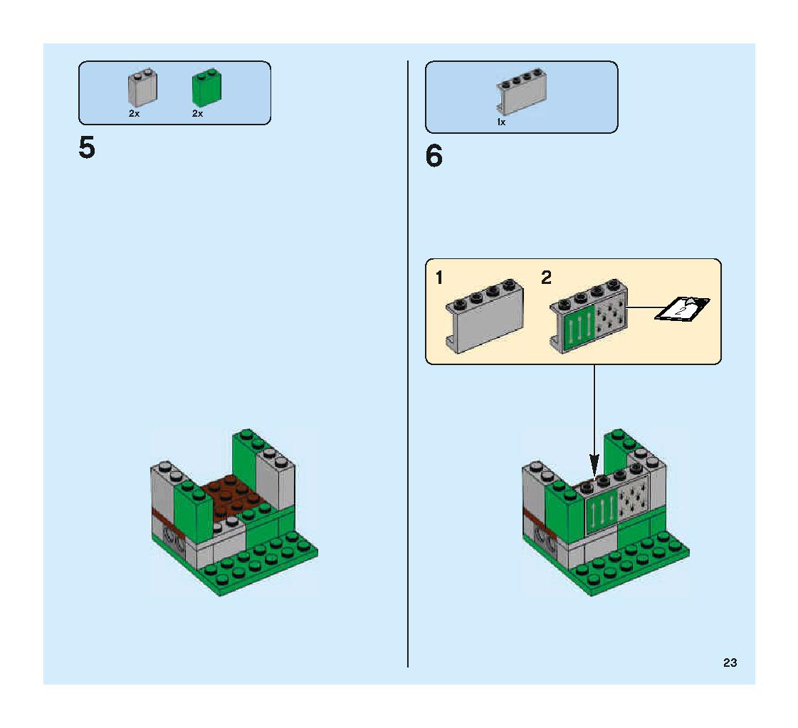 Hungarian Horntail Triwizard Challenge 75946 LEGO information LEGO instructions 23 page