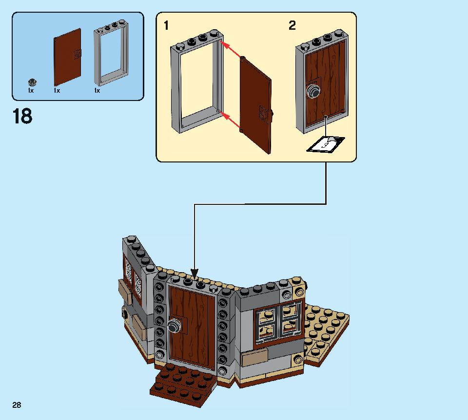 Hagrid's Hut: Buckbeak's Rescue 75947 LEGO information LEGO instructions 28 page