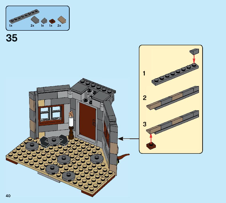 Hagrid's Hut: Buckbeak's Rescue 75947 LEGO information LEGO instructions 40 page