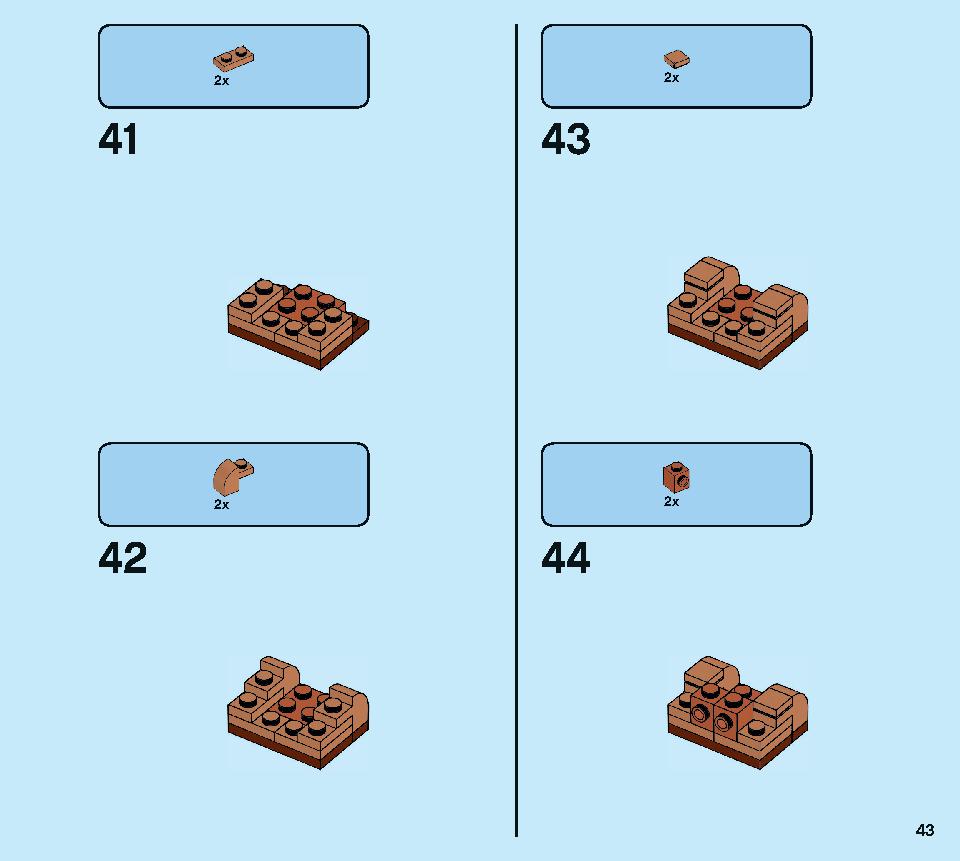 Hagrid's Hut: Buckbeak's Rescue 75947 LEGO information LEGO instructions 43 page