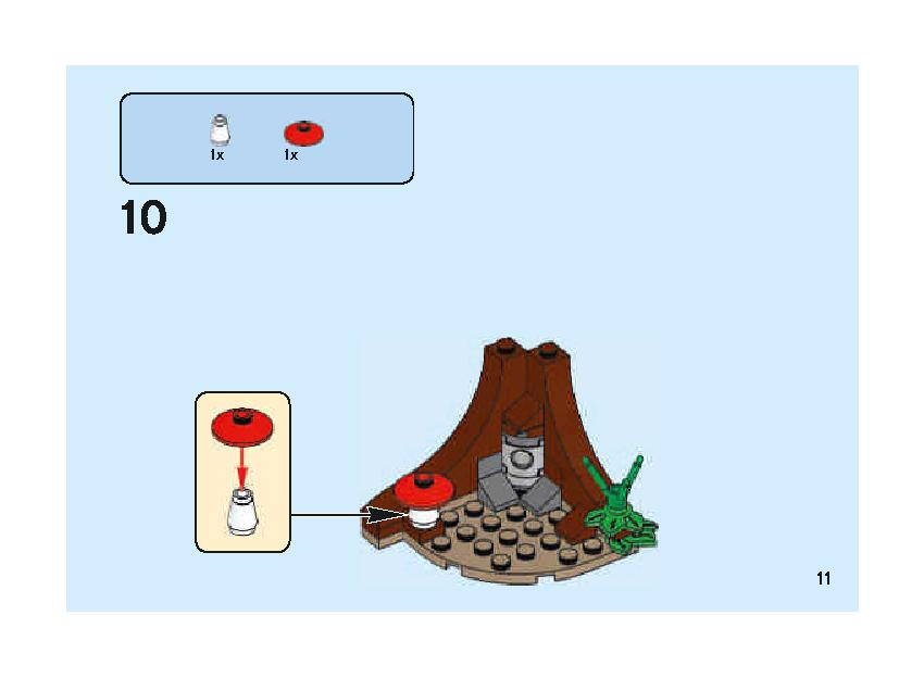 Aragog's Lair 75950 LEGO information LEGO instructions 11 page