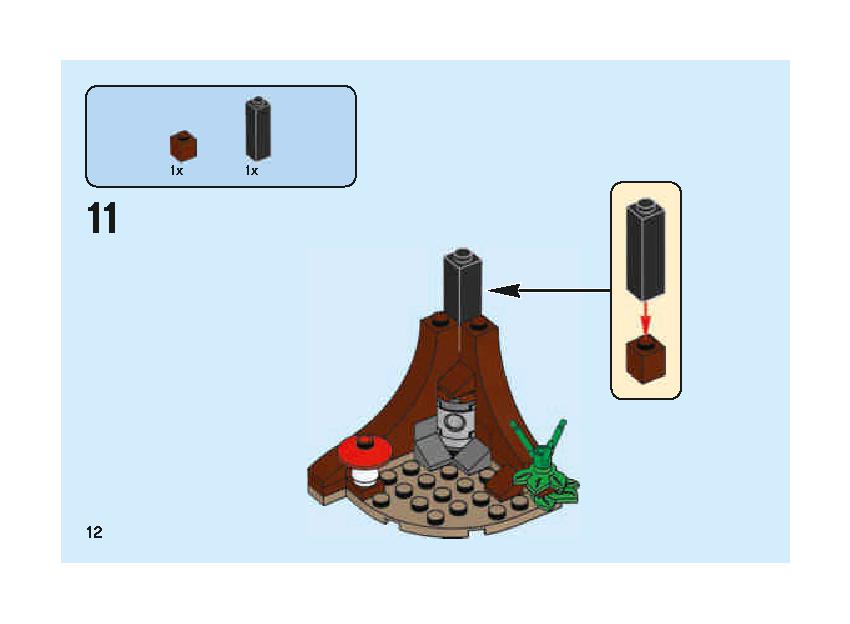 Aragog's Lair 75950 LEGO information LEGO instructions 12 page