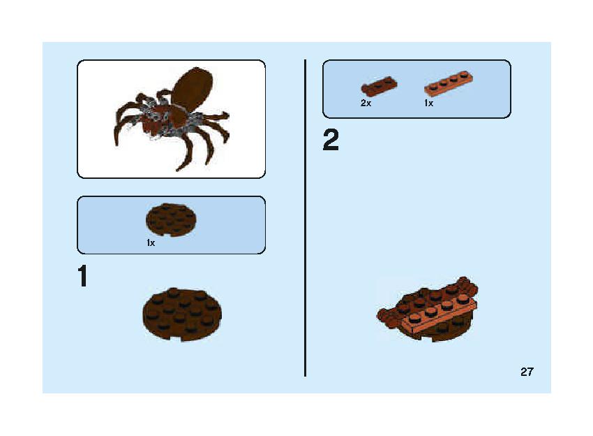 Aragog s Lair 75950 28 page Brick Mecha