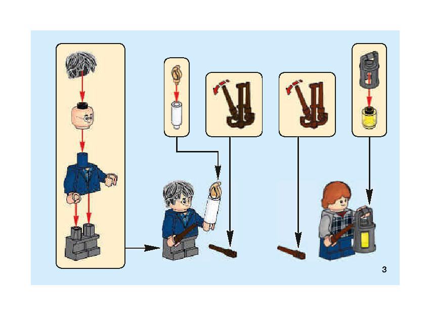 Aragog's Lair 75950 LEGO information LEGO instructions 3 page