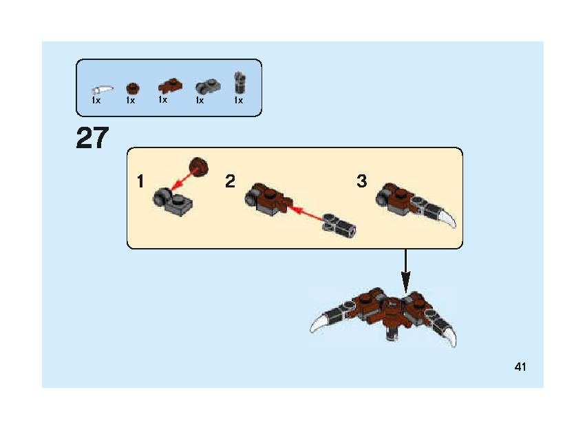 Aragog's Lair 75950 LEGO information LEGO instructions 41 page