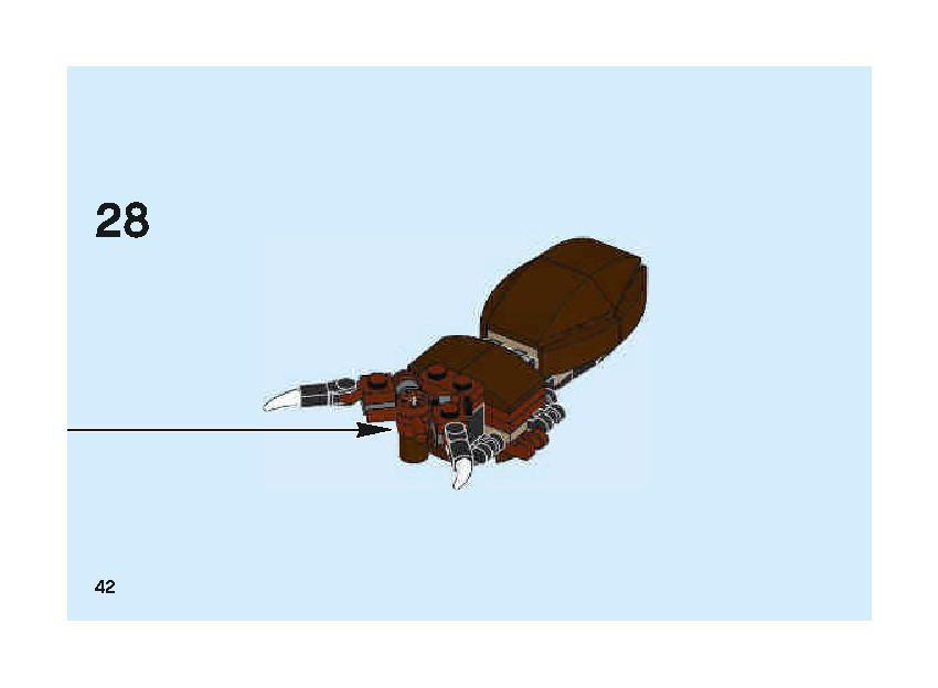 Aragog's Lair 75950 LEGO information LEGO instructions 42 page