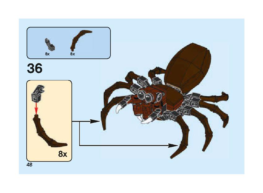 Aragog's Lair 75950 LEGO information LEGO instructions 48 page